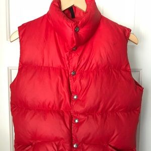 Vintage The North Face Men’s Puffer Vest Red XS
